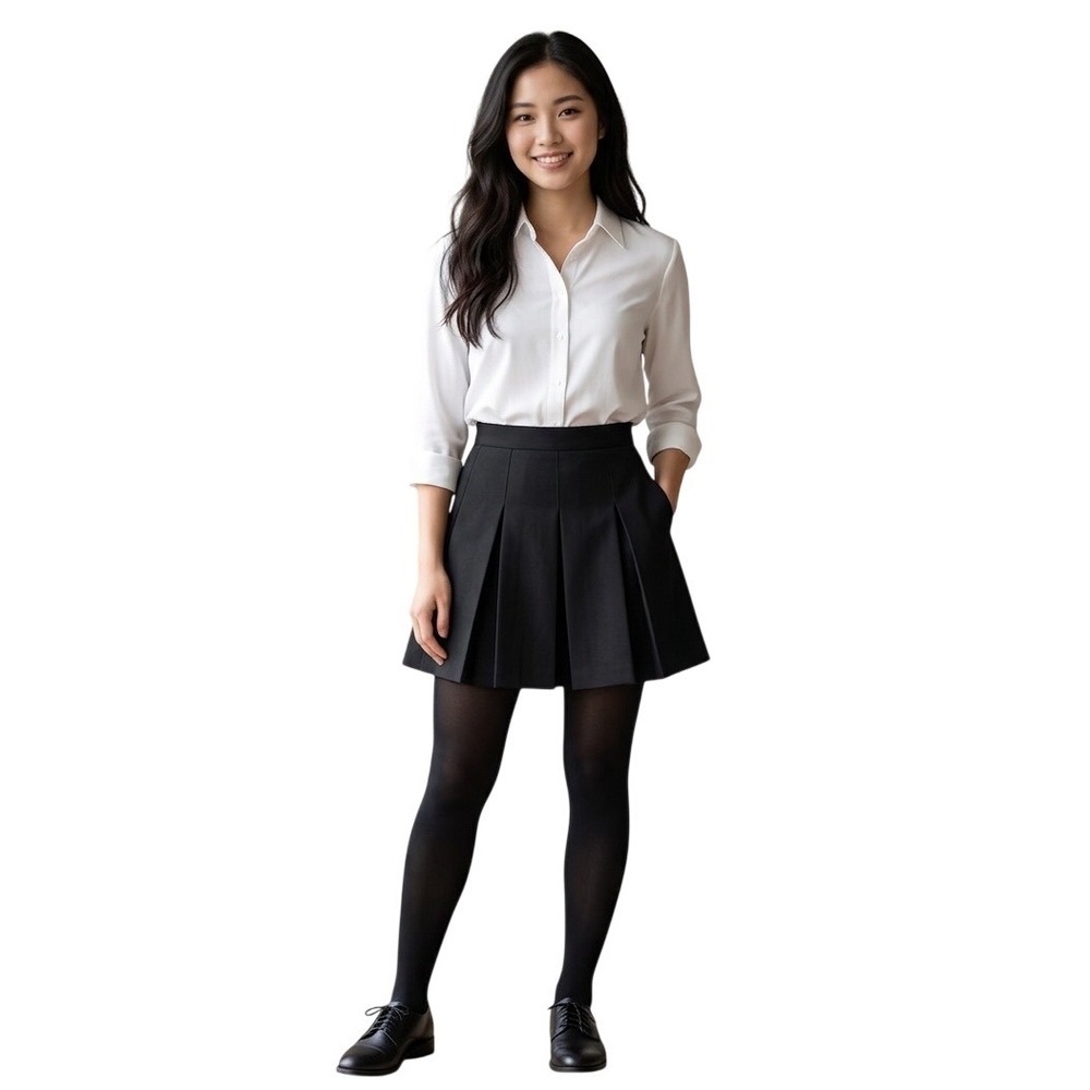 19 Cooper Black Women's Pleated Skirt Size S  Skater Goth Whimsigoth